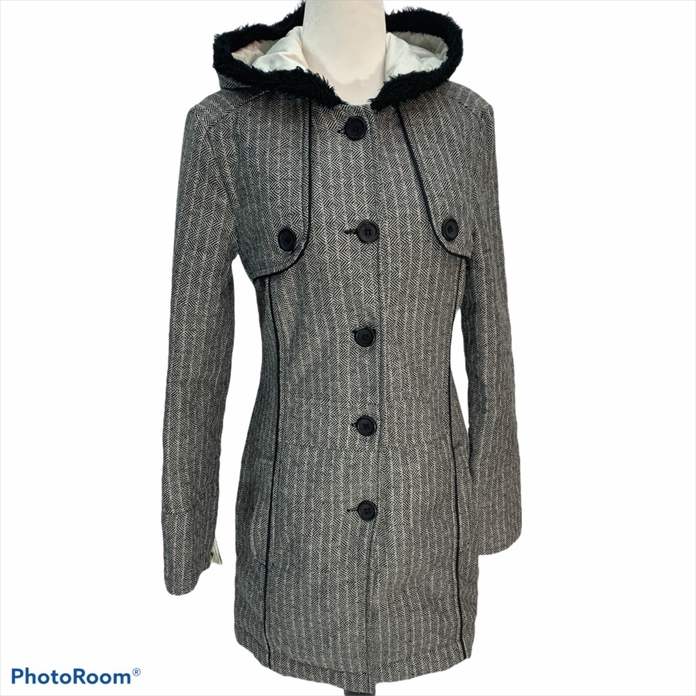 ♥️SOLD♥️ Three Stones Tweed Lined Winter - Picture 1 of 10